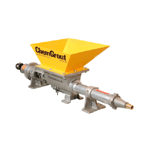 Open Throat Progressing Cavity Grout Pumps with Auger